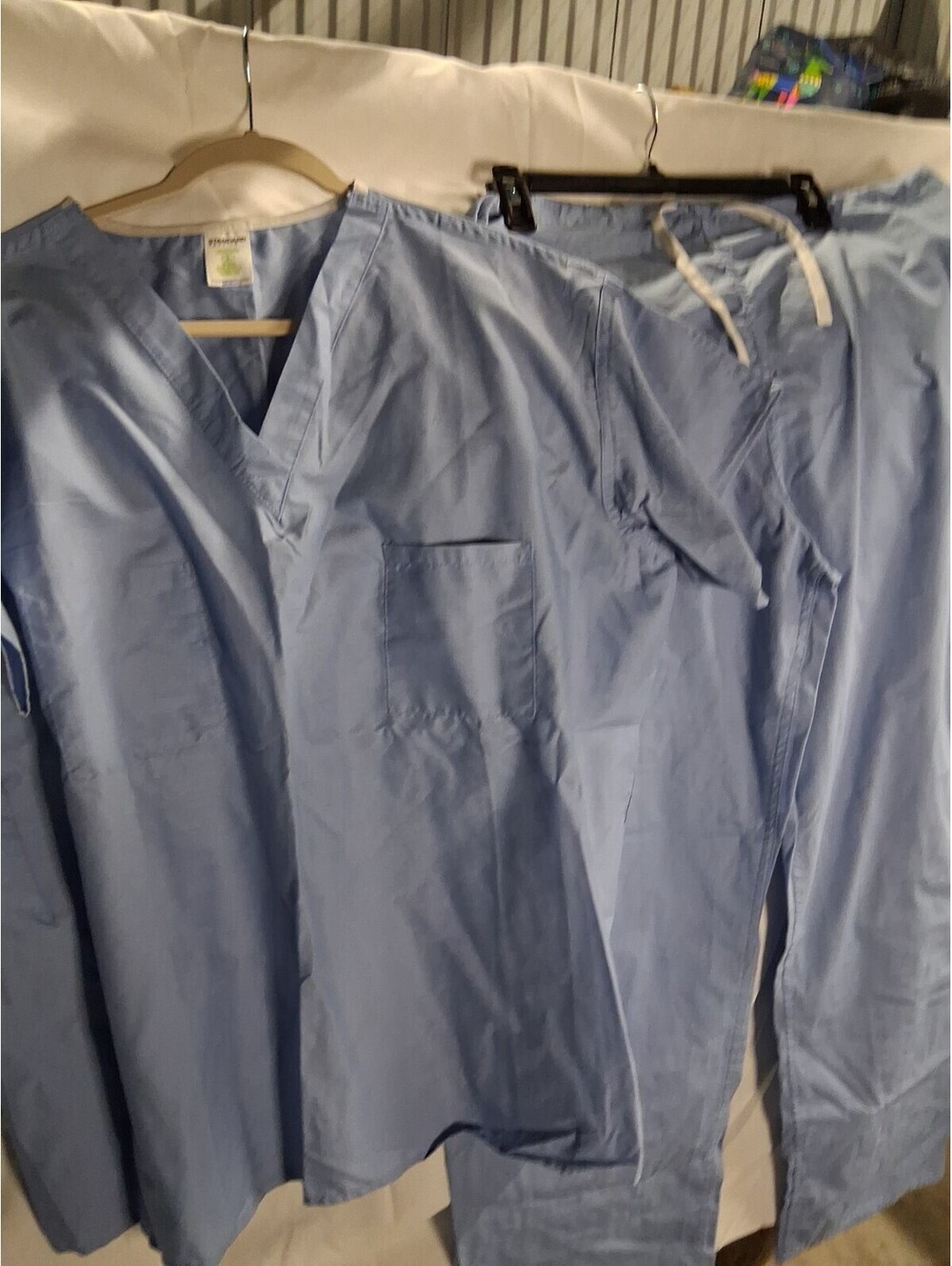 Lot Of Standard Textile Adult Men Women Scrubs 4 Tops 7 Pants Large Medical K2